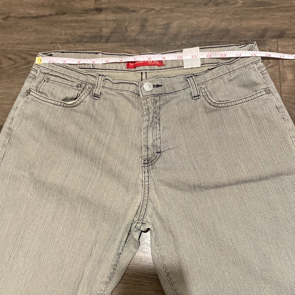 Vitamina Womens Pinstripe Jeans - Picture 9 of 11